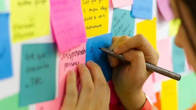 Symbolbild Ideensammlung mit Post-its